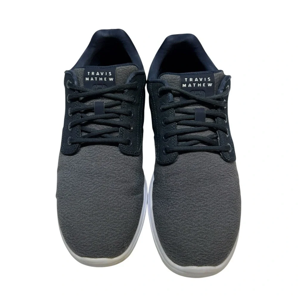 Travis Mathew Mens The Daily 2.0 Woven Lace Up Golf Shoes Size 8.5 Preppy